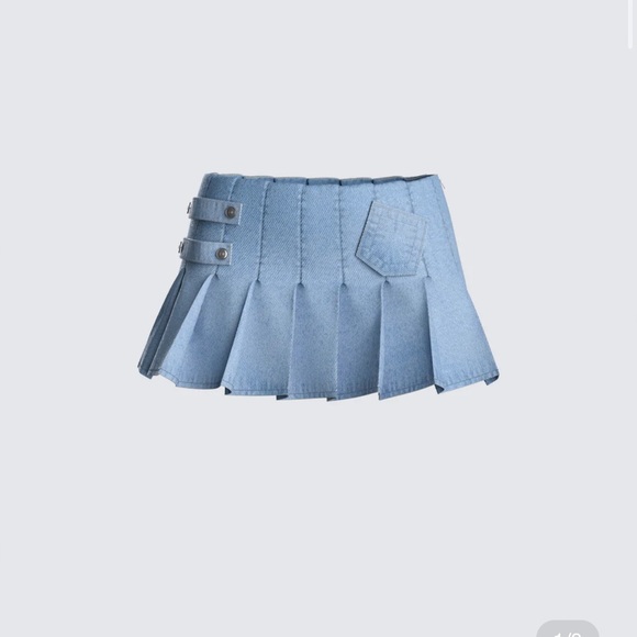 Finesse Denim Skirt - Picture 5 of 8